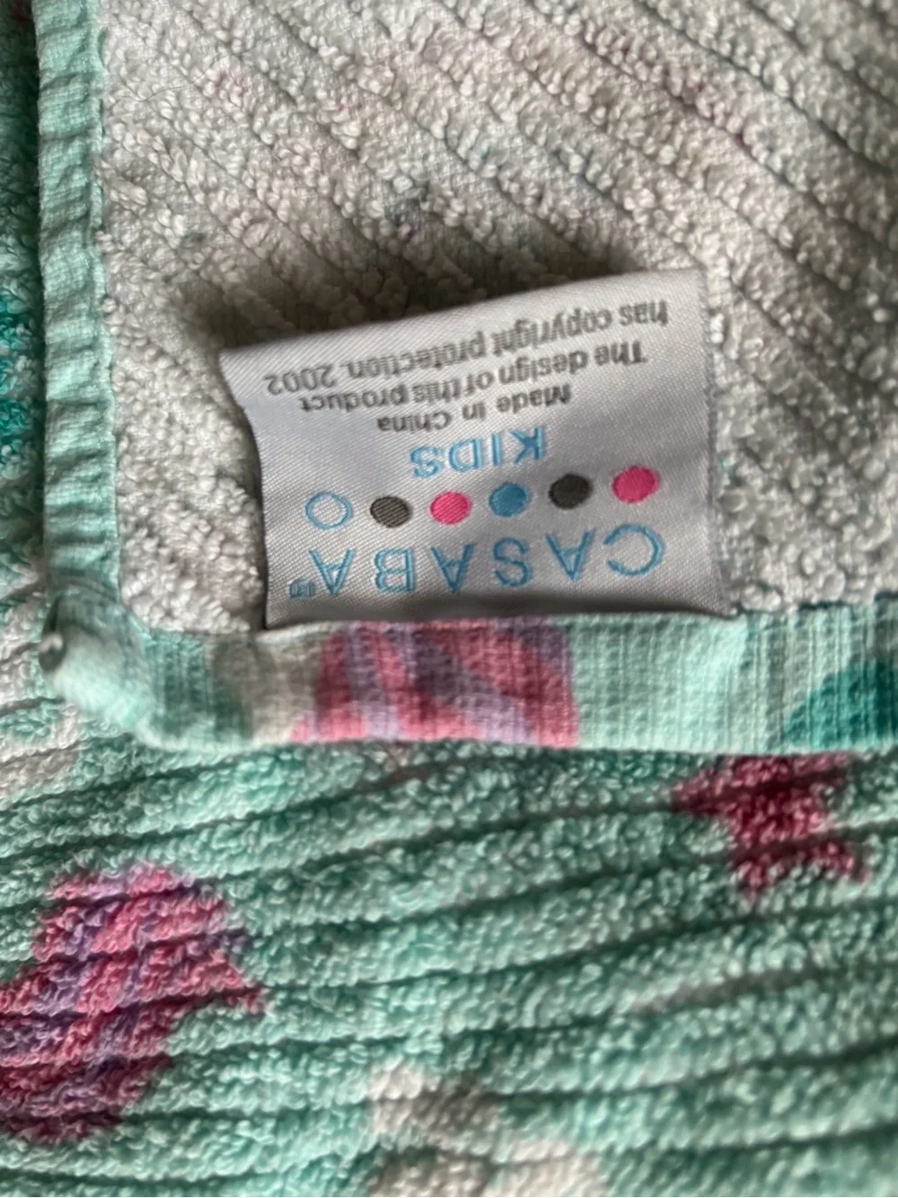 Unicorn and Rainbow towel and hand towel set